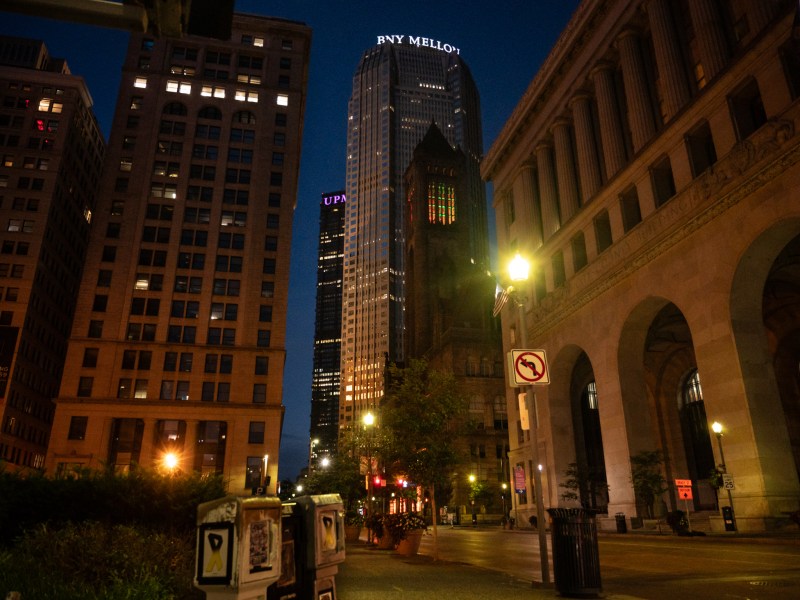 The Allegheny County Courthouse on Aug. 16, 2023, in Pittsburgh. (Photo by Stephanie Strasburg/PublicSource)