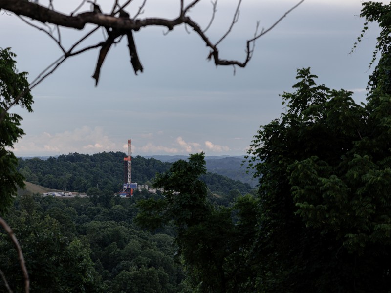 A fracking operation in Greene County. (Photo by Quinn Glabicki/PublicSource)