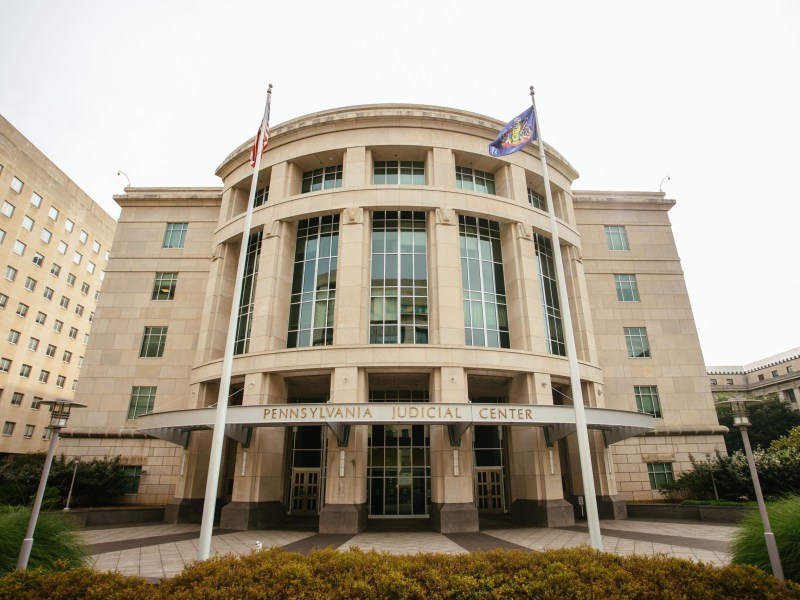 The Pennsylvania Judicial Center in Harrisburg. (Photo courtesy Kent M. Wilhelm / Spotlight PA)