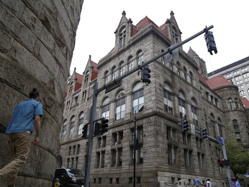 The Allegheny County Courthouse in downtown Pittsburgh.