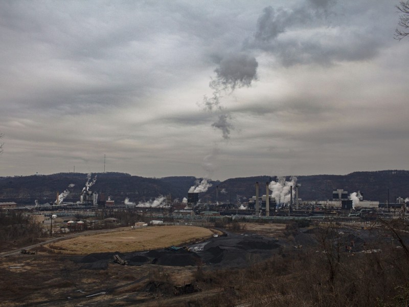 The U.S. Steel's Clairton Coke Works is one major polluter that likely still contributes to soil contamination. (Photo by Quinn Glabicki/PublicSource)