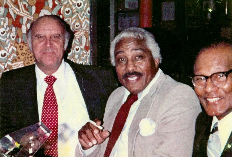 Developer Charles E. Davis (center). (Photo courtesy of Charles W. Davis)