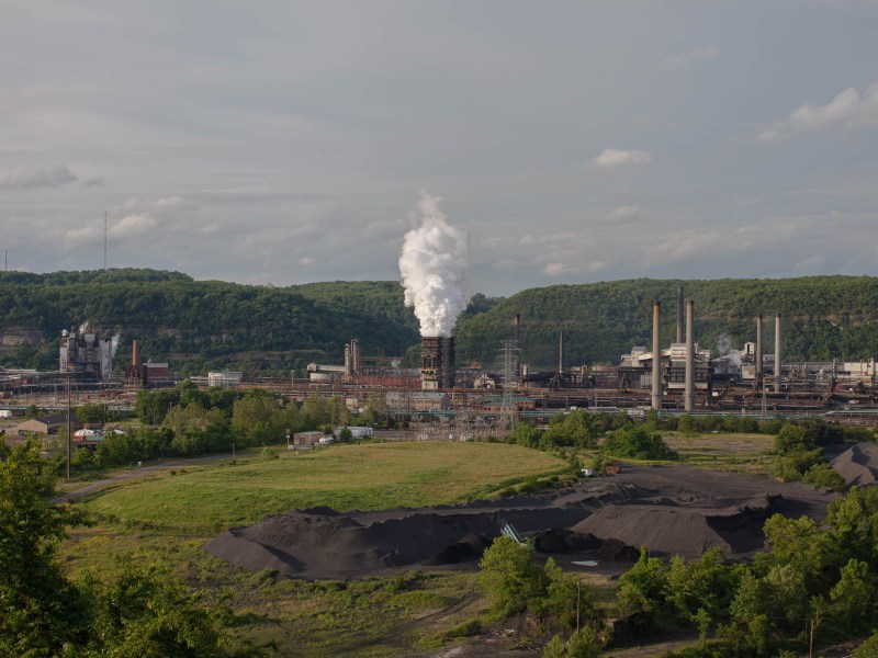 U.S. Steel's Clairton Coke Works consists of 32 separate property parcels in the City of Clairton, assessed by Allegheny County at $10.7 million. The steelmaker is appealing all of the assessments, causing concern for the finances of the city and the Clairton City School District. (Photo by Quinn Glabicki/PublicSource)