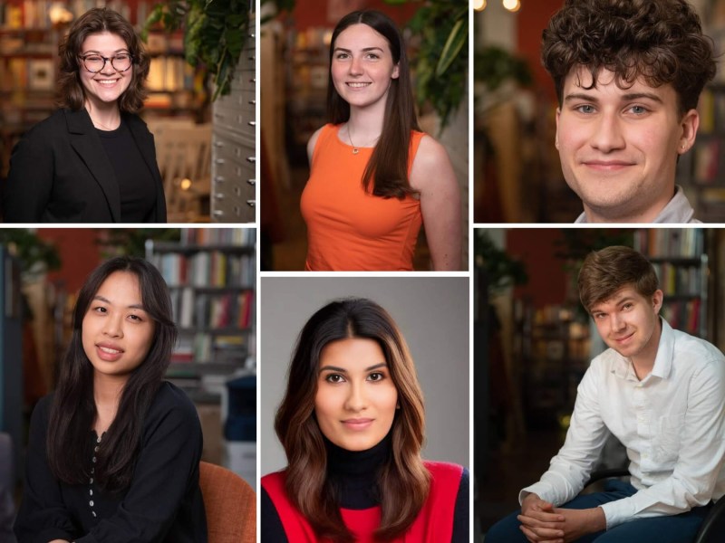 A grid of portraits of this summer's PublicSource interns