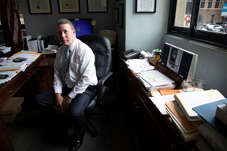 Michael Lamb, the controller for the City of Pittsburgh and the Pittsburgh Public Schools (Photo by Kat Procyk/PublicSource)