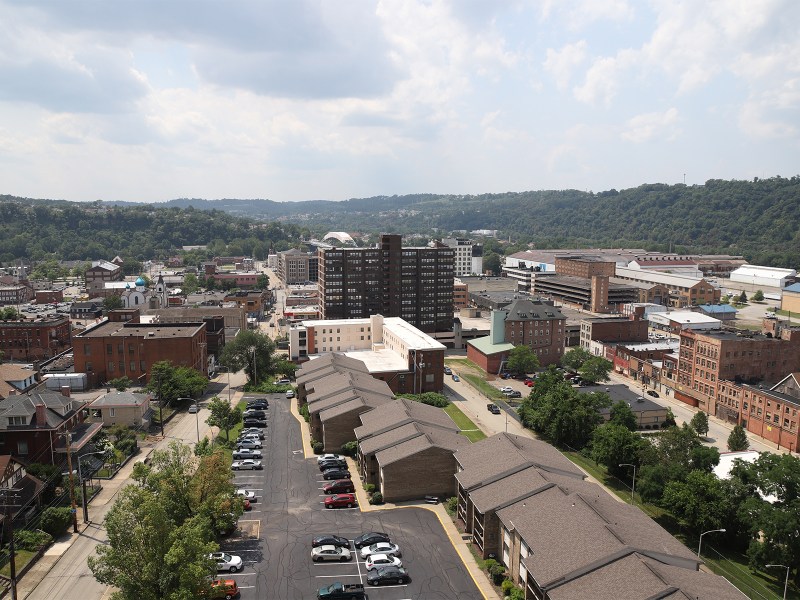 McKeesport's downtown, photographed in 2021.(Photo by Ryan Loew)