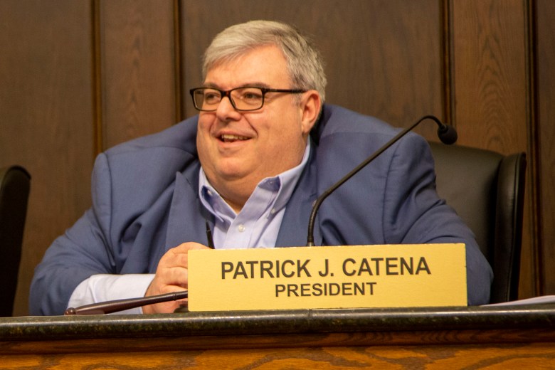 Allegheny County Council President Patrick Catena, in the Gold Room of the Allegheny County Courthouse. (Photo by Jakob Lazzaro/90.5 WESA)