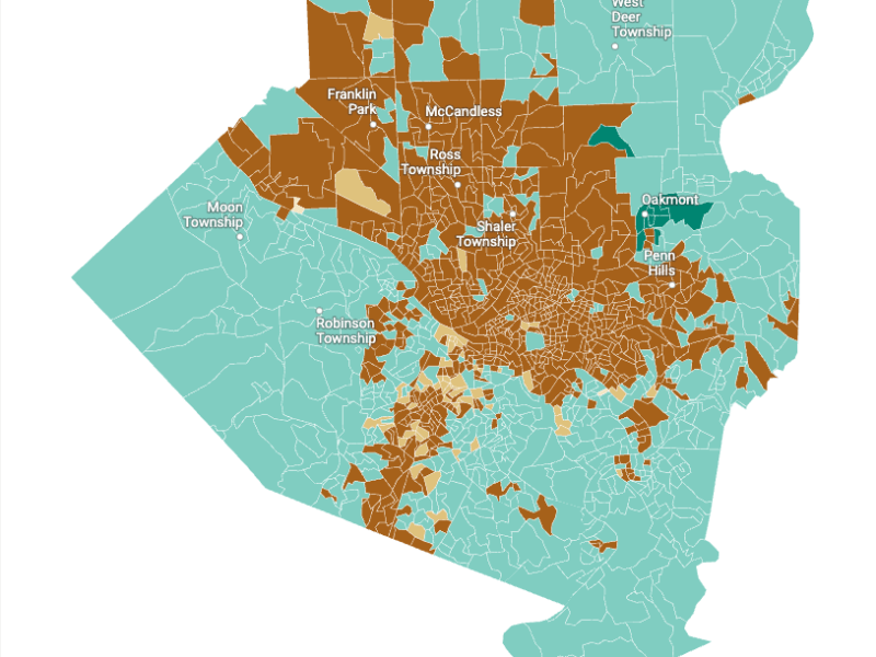 Primary maps show suburbs are split — and will sway Allegheny County politics